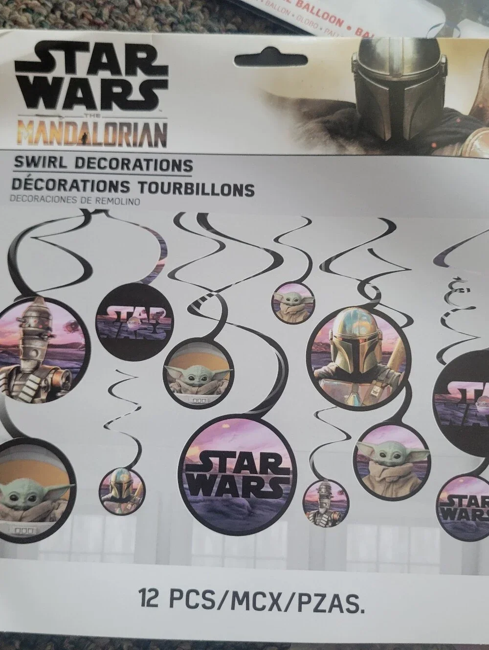 Star Wars Party Decorations Kit - Black, White, Purple, Green, Blue